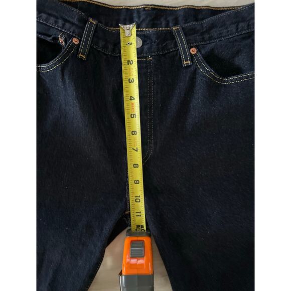 Levi's 501 Original Fit Jeans Men's 34x32 Straight Leg Button Fly Denim Preppy - Picture 4 of 13